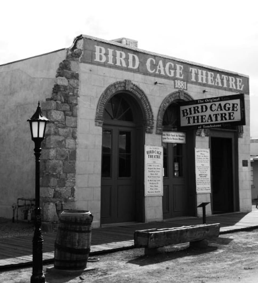 The Bird Cage Theatre is an old west staple, and rumored to be haunted